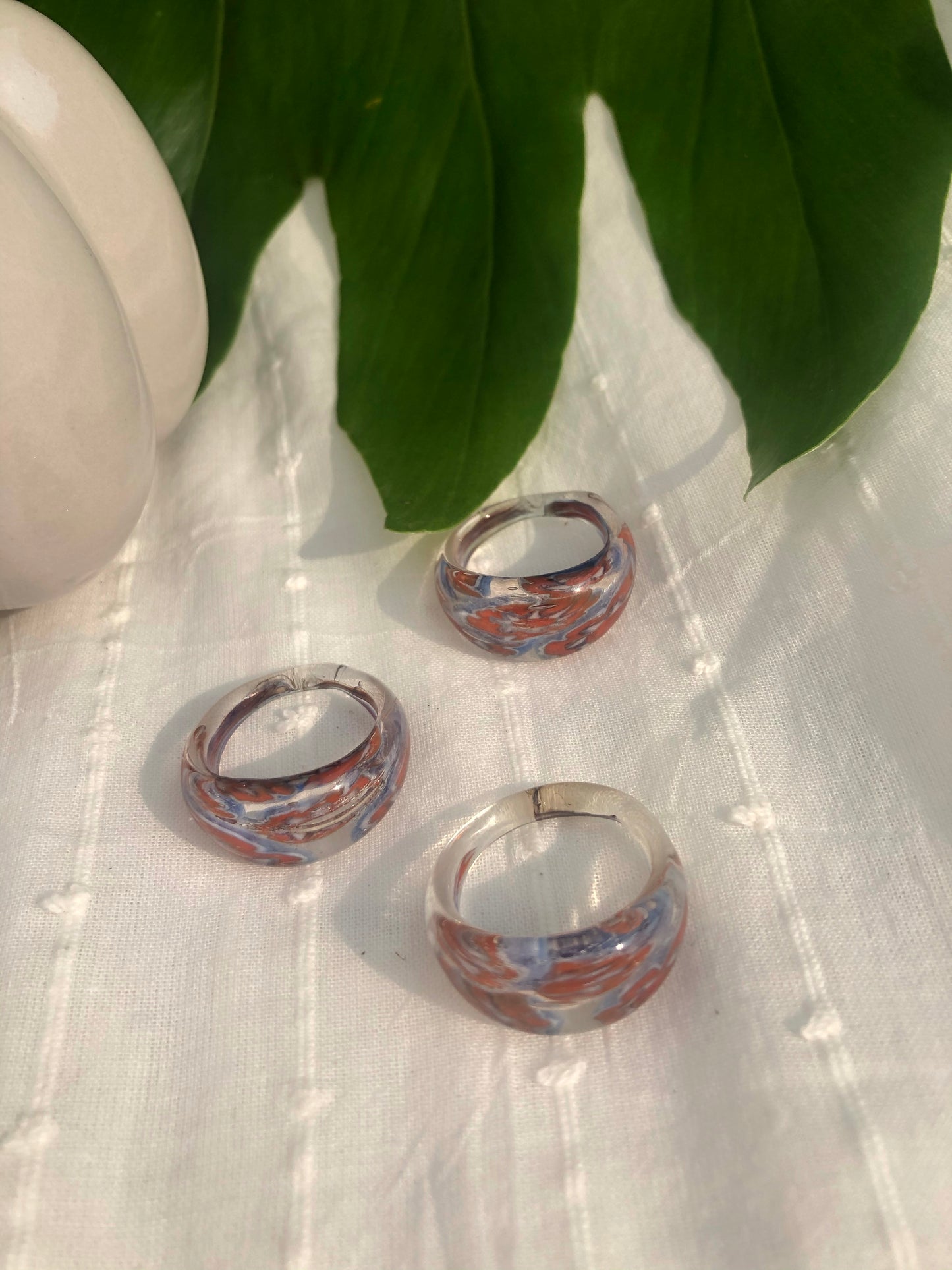 POPPY GLASS RING