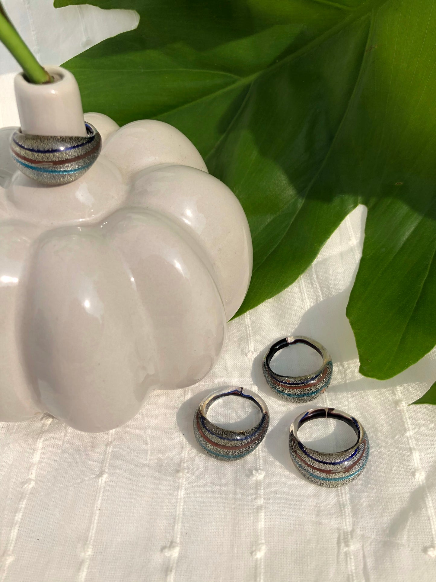 JADE GLASS RING
