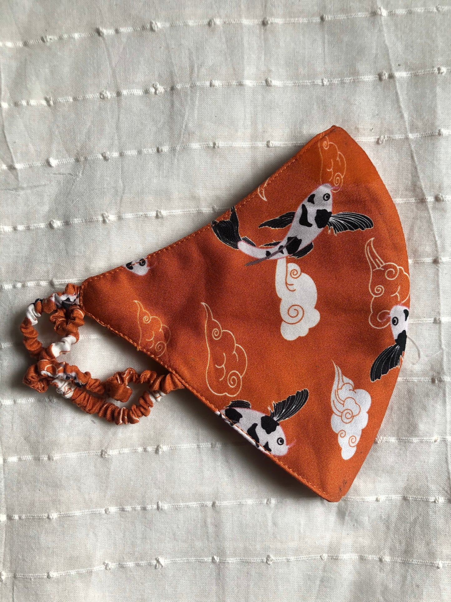 TANGERINE KOI FACE MASK