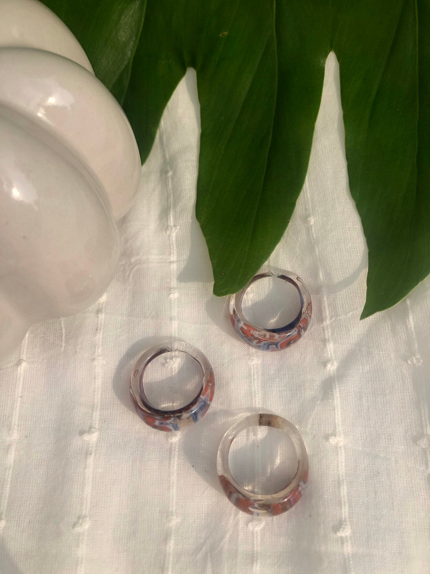 POPPY GLASS RING