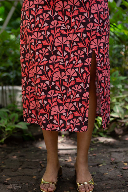 BLOSSOM SLIT DRESS