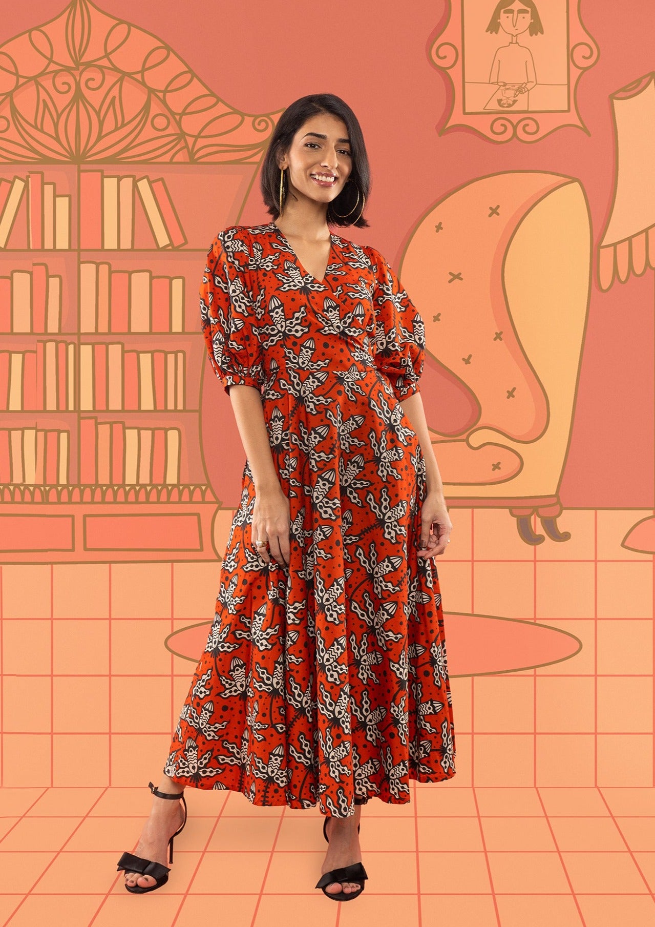 SUZY WRAP DRESS