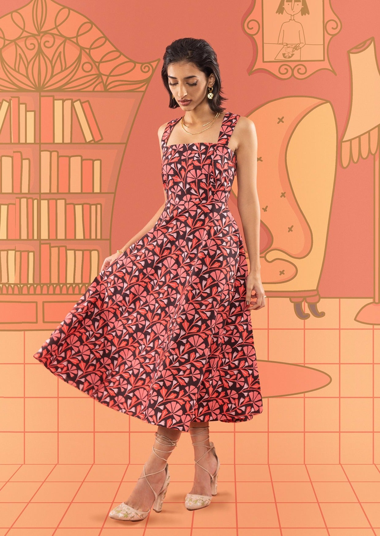 BLOSSOM MIDI DRESS