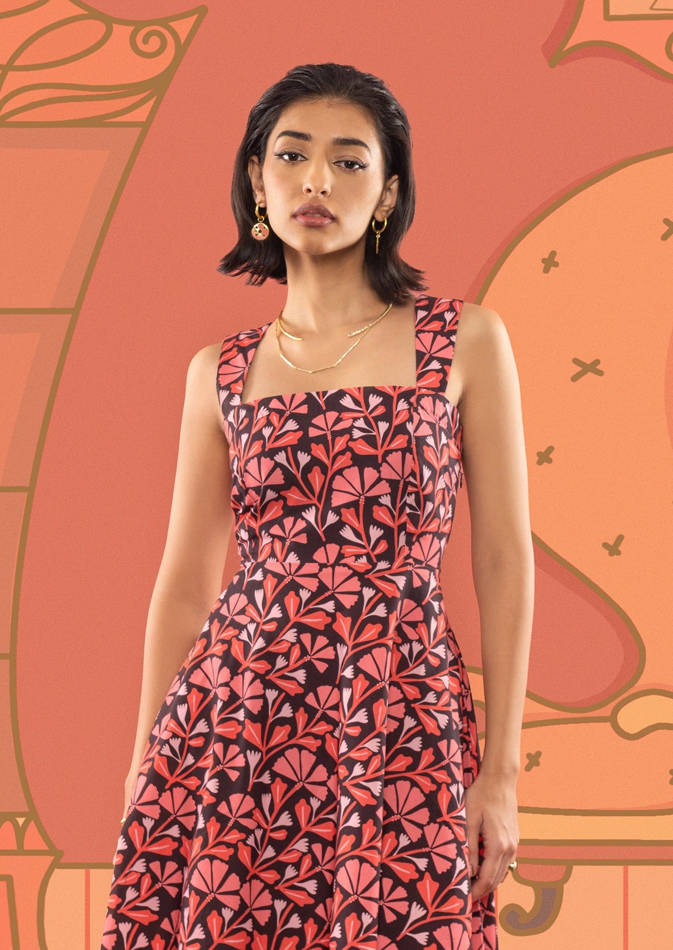 BLOSSOM MIDI DRESS