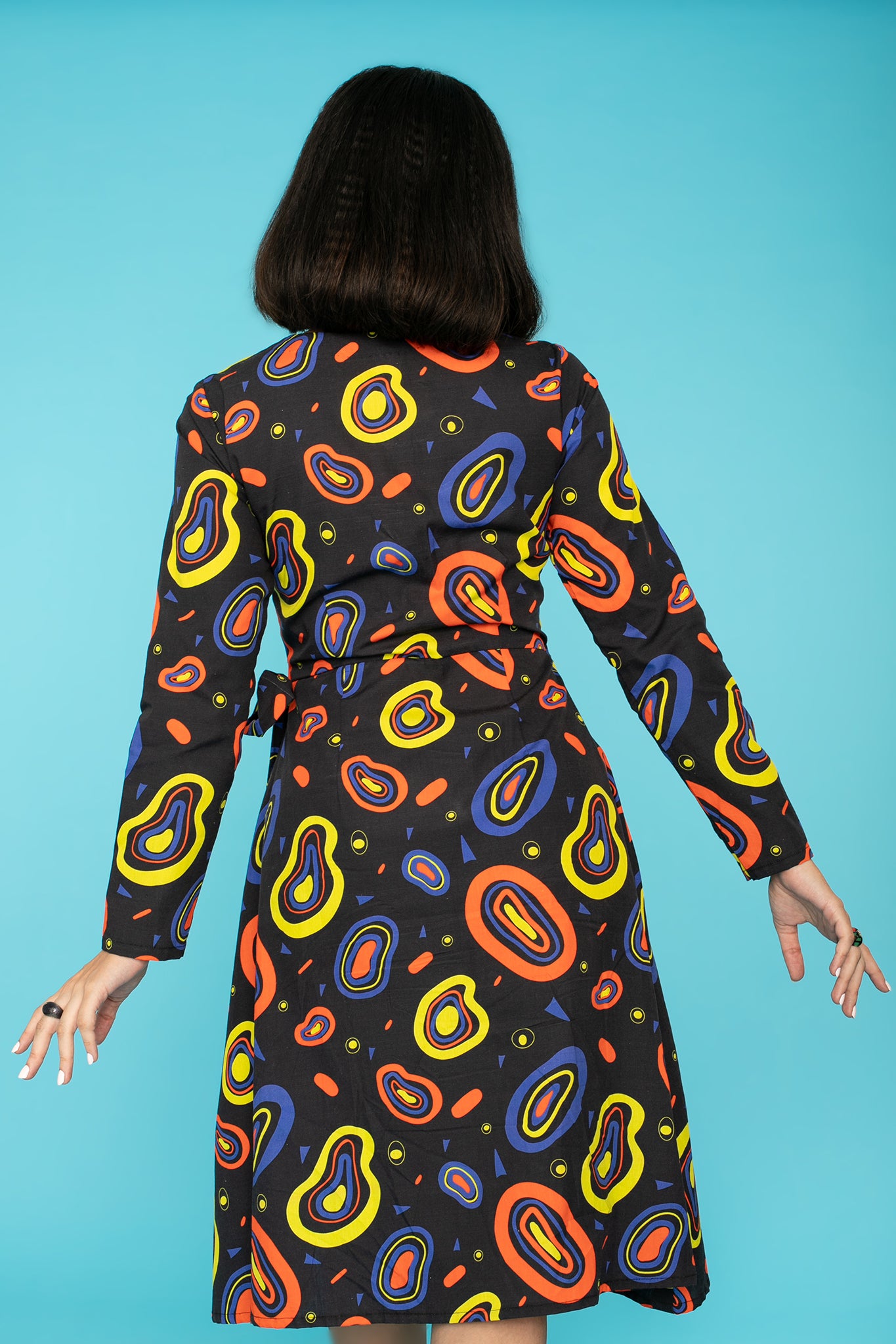 TWIGGY WRAP DRESS